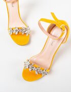 Exist Shoes Сандали на ток Barz 2 Жълти