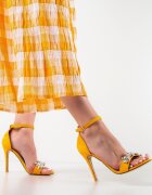 Exist Shoes Сандали на ток Barz 2 Жълти