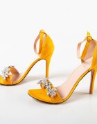 Exist Shoes Сандали на ток Barz 2 Жълти