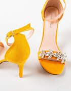 Exist Shoes Сандали на ток Barz 2 Жълти