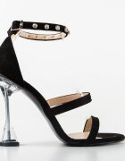 Exist Shoes Сандали на ток Bonda Черни