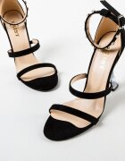 Exist Shoes Сандали на ток Bonda Черни