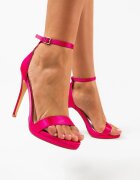 Exist Shoes Сандали на ток Cassandre Фуксия