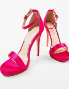 Exist Shoes Сандали на ток Cassandre Фуксия