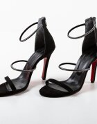 Exist Shoes Сандали на ток Cazak Черни