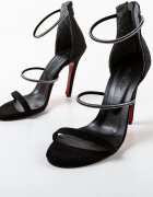 Exist Shoes Сандали на ток Cazak Черни