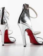 Exist Shoes Сандали на ток Cazak Сребърни