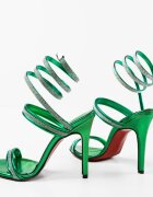 Exist Shoes Сандали на ток Deskar Зелени