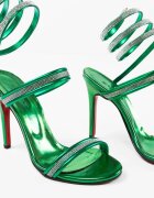 Exist Shoes Сандали на ток Deskar Зелени