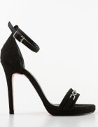 Exist Shoes Сандали на ток Donarda Черни
