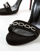Exist Shoes Сандали на ток Donarda Черни
