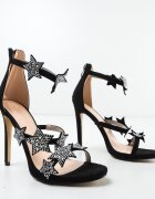 Exist Shoes Сандали на ток Fantase Черни