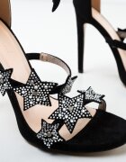 Exist Shoes Сандали на ток Fantase Черни