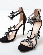 Exist Shoes Сандали на ток Fantase Черни