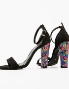 Exist Shoes Сандали на ток Florys Черни