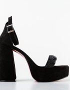 Exist Shoes Сандали на ток Gabama 2 Черни