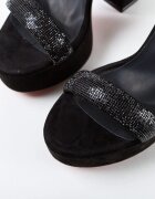 Exist Shoes Сандали на ток Gabama 2 Черни
