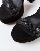 Exist Shoes Сандали на ток Gabama 2 Черни