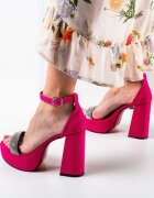 Exist Shoes Сандали на ток Gabama Фуксия