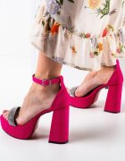 Exist Shoes Сандали на ток Gabama Фуксия