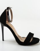Exist Shoes Сандали на ток Halkim Черни