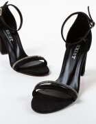 Exist Shoes Сандали на ток Juna Черни