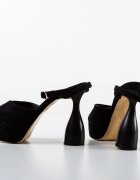 Exist Shoes Сандали на ток Jyuket Черни