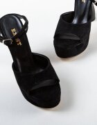 Exist Shoes Сандали на ток Jyuket Черни