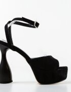 Exist Shoes Сандали на ток Jyuket Черни
