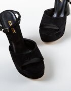 Exist Shoes Сандали на ток Jyuket Черни
