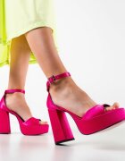 Exist Shoes Сандали на ток Katina Фуксия