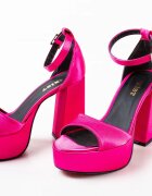 Exist Shoes Сандали на ток Katina Фуксия