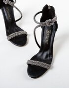 Exist Shoes Сандали на ток Luisa Черни