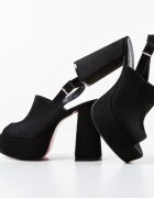 Exist Shoes Сандали на ток Niciera 2 Черни