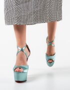 Exist Shoes Сандали на ток Opega 2 Зелени