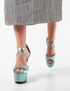 Exist Shoes Сандали на ток Opega 2 Зелени