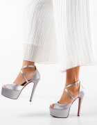 Exist Shoes Сандали на ток Opega Сив