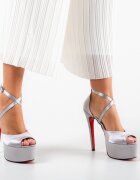 Exist Shoes Сандали на ток Opega Сив