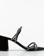 Exist Shoes Сандали на ток Pehas Черни