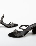 Exist Shoes Сандали на ток Pehas Черни