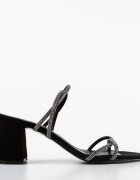 Exist Shoes Сандали на ток Pehas Черни