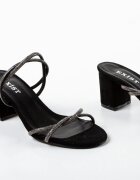 Exist Shoes Сандали на ток Pehas Черни