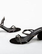 Exist Shoes Сандали на ток Pehas Черни