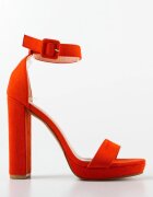Exist Shoes Сандали на ток Roman Оранжеви