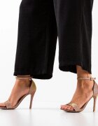 Exist Shoes Сандали на ток Scon Златни