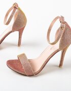 Exist Shoes Сандали на ток Scon Златни