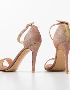 Exist Shoes Сандали на ток Scon Златни
