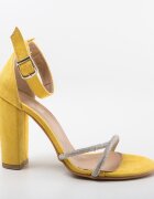 Exist Shoes Сандали на ток Speer Жълти