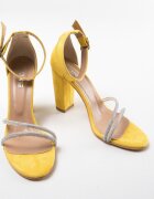Exist Shoes Сандали на ток Speer Жълти