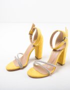 Exist Shoes Сандали на ток Speer Жълти
